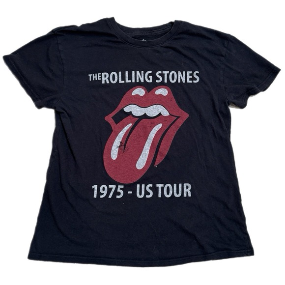 Bravado Other - Bravado Rolling Stones Graphic T-Shirt 1975 US Tour Black 2020 Re-issue Large
